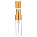 By Perfume Läbipaistev korduvtäidetav klaasist parfüümipudel 5ml kullast