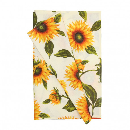 Linik LONETA NEW 43x116cm, päevalilled, 50% puuvill 50% polüester, kangas 424