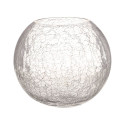 Vase CRACK BOWL, D24xH21cm, cracked glass