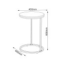 Abilaud HEDVIG D40xH60cm, saar/must