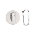 Smart wireless earpiece for car Baseus  CM10 (white)