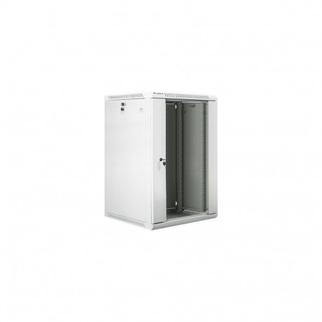 Lanberg Rack cabinet 19" wall-mount 18U/600x600 (flat pack) V2, grey |