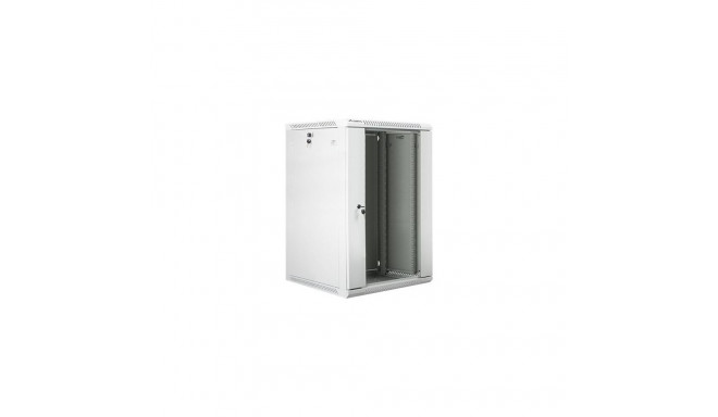 Lanberg Rack cabinet 19" wall-mount 18U/600x600 (flat pack) V2, grey |