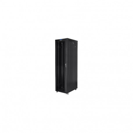 Lanberg Rack cabinet 19" free-standing 47U/800x1000 (flat pack) with glass door lCD V2, black |