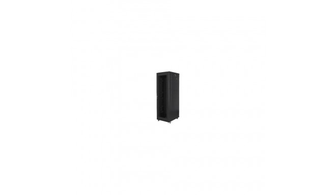 Lanberg Rack cabinet 19" free-standing 42U/800x800 (flat pack) with mesh door, black |