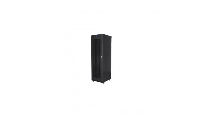 Lanberg Rack cabinet 19" free-standing 42U/600x800 (flat pack) with mesh door lCD V2, black |