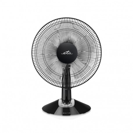 ETA Zefir 160790010 Table Fan, Number of speeds 3, 45 W, Oscillation, Diameter 30 cm, Black