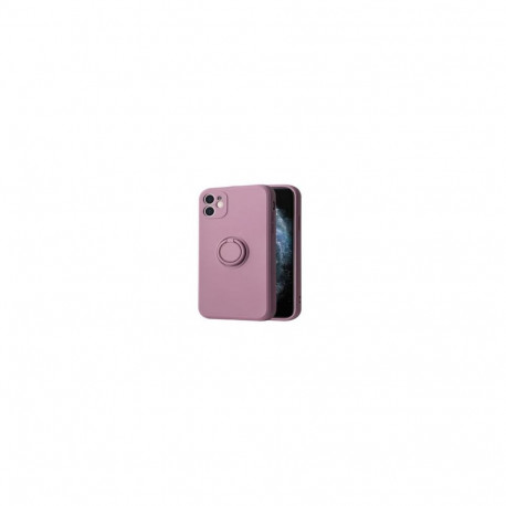 iLike Apple iPhone 14 Pro Silicone Ring Purple
