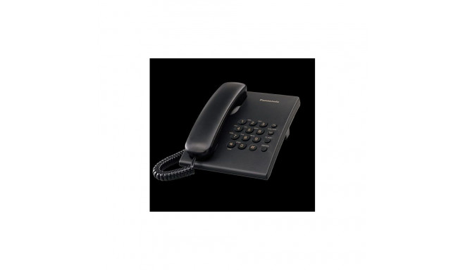 Panasonic Corded KX-TS500FXB 475 g, 150 x 200 x 96 mm, Black