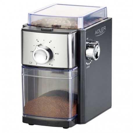 Adler Coffee Grinder AD 4448 300 W, Coffee beans capacity 250 g, Number of cups 12 per container pc(