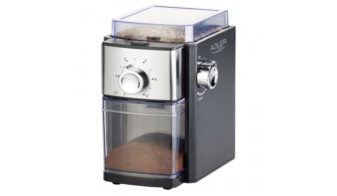 Adler Coffee Grinder AD 4448 300 W, Coffee beans capacity 250 g, Number of cups 12 per container pc(
