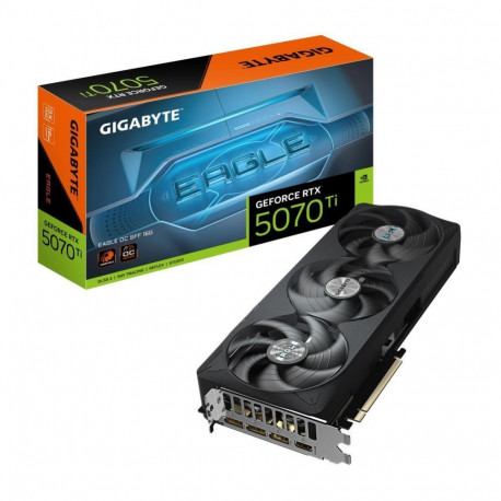 Gigabyte Graphics Card||NVIDIA GeForce RTX 5070 Ti|16 GB|GDDR7|256 bit|PCIE 5.0 16x|Triple slot Fans