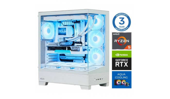 INTOP AQUA Ryzen 5 7600X 32GB DDR5 1TB SSD M.2 NVME RTX5060Ti 16GB no-OS