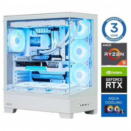 INTOP AQUA Ryzen 5 9600X 64GB DDR5 1TB SSD M.2 NVME+2TB RTX5070 12GB no-OS