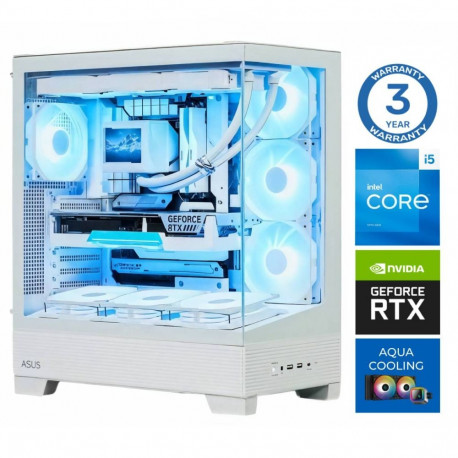 INTOP AQUA i5-14400F 32GB DDR5 1TB SSD M.2 NVME RTX5070 12GB no-OS