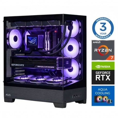 INTOP AQUA Ryzen 7 7700X 64GB DDR5 1TB SSD M.2 NVME+2TB RTX5060Ti 16GB no-OS