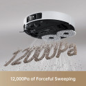 Dreame X40 Ultra Robot Vacuum & Mop 12,000Pa Suction 70°C Mop Wash & Dry AI Obstacle Avoidance White
