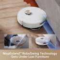 Dreame X40 Ultra Robot Tolmuimeja & Mop 12,000Pa Imemisvõimsus 70°C Mopi Pesu & Kuivatus AI Takistus