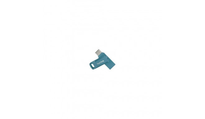 SanDisk Ultra Dual Drive Go USB 128GB USB-Stick USB Type-A / USB Type-C 3.2 Gen 1 (3.1 Gen 1) Blau (