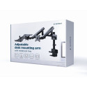 Monitor Arm - Gembird Ma-da3, Gray
