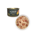Wet Cat Food - SCHESIR After Dark Chicken in Broth 80g