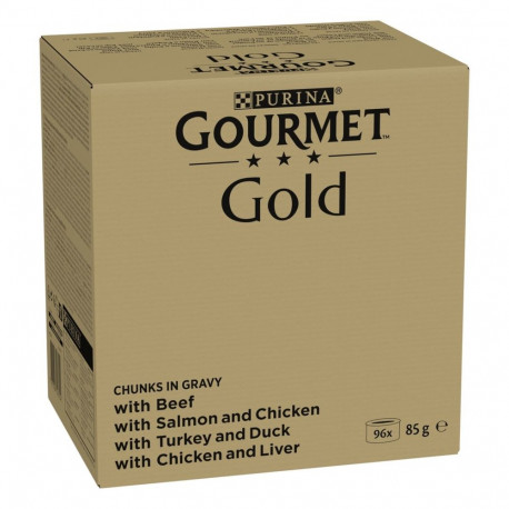 Cat Food - PURINA GOURMET GOLD Wet Food Mix of 4 Flavors 96x85g