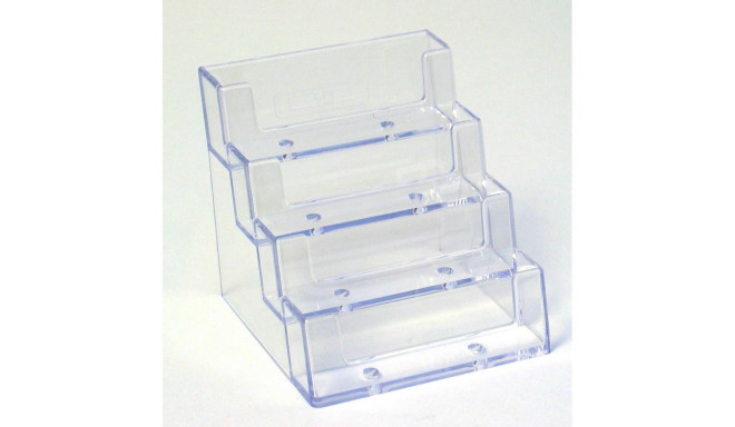 Visiitkaardi korrusalus 4BC93 4 kaardile/ läbipaistev