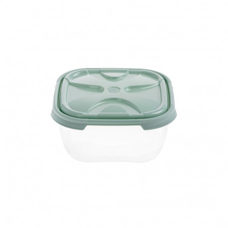 FOOD CONTAINER SQUARE NORDIC GREEN. 1.1L