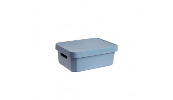 CAVE BOX17L põhjamaine sinine kaanega 36x27x21cm
