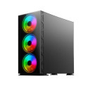 Savio PC Case Prime X1 ARGB Glass Black Midi Tower
