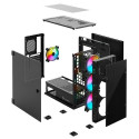 Savio PC Case Prime X1 ARGB Glass Black Midi Tower