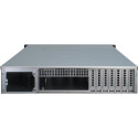 Inter-Tech IPC 2U-2406 Rack Black, Silver