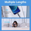 Vention USB 2.0 C to Lightning Cable 1M Gray Aluminum Alloy Type