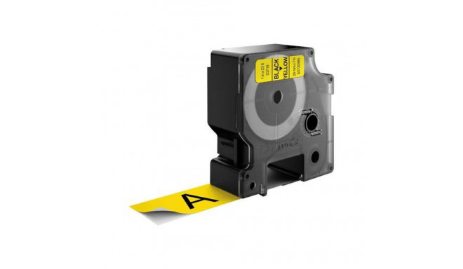 DYMO D1 Standard - Black on Yellow - 24mm