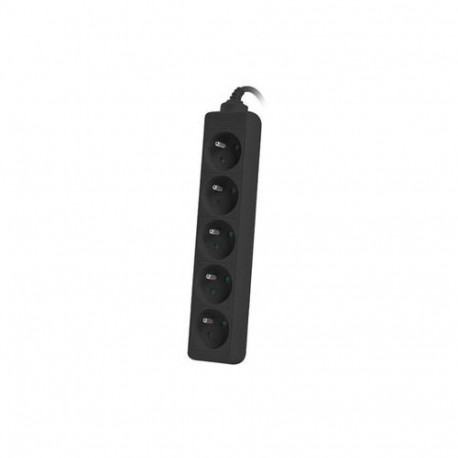 Lanberg PS0-05E-0300-BK power extension 3 m 5 AC outlet(s) Indoor Black