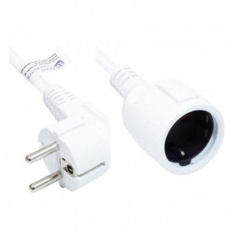 Alcasa P0102-W020 power cable White 2 m Power plug type E+F Power plug type F