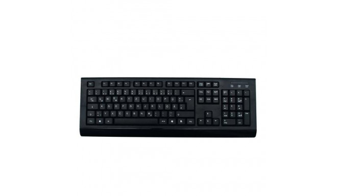 MediaRange MROS104 keyboard Mouse included Office RF Wireless QWERTZ German Black