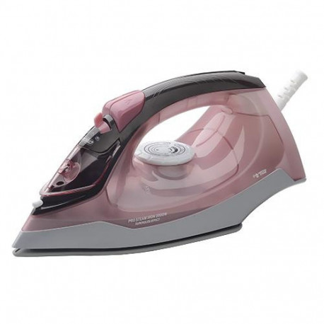 Mesko Home MS 5028 iron Dry &amp; Steam iron Ceramic soleplate 2600 W Grey, Pink, White