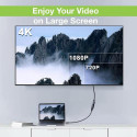 Techly HDMI High Speed with Ethernet Extension Cable 4K 60Hz M / F 7.5m