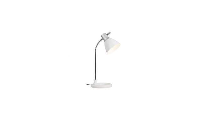 Brilliant Jan table lamp E27 Silver, White