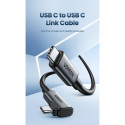 Kabelis USB C - USB C kampinis kištukas USB3.2 Gen1 60W PD3.0 5m juodas US551 UGREEN