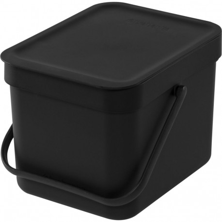 Brabantia Sort & Go Poubelle Plastique Gris 6 L