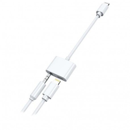 2GO 797239 lightning cable 0.1 m White