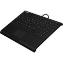 KeySonic KSK-3211ELU (DE) keyboard USB QWERTZ German Black