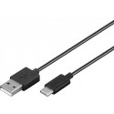 Goobay 59122 USB cable USB 2.0 2 m USB A USB C Black