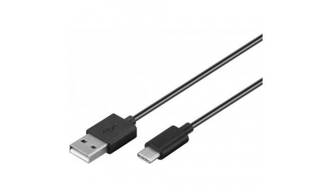 Goobay 59122 USB cable USB 2.0 2 m USB A USB C Black