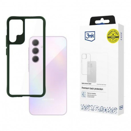 3MK Satin Armor Case+ mobile phone case 16.8 cm (6.6") Cover Green, Transparent