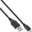 InLine Micro USB 2.0 Fast-charge Cable USB Type A male / Micro-B male, 1.5m