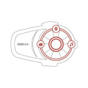 Sena 10S-02 motorcycle intercom 4 channels 1600 m Black