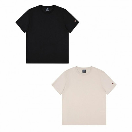 Lühikeste varrukatega T-särk, meeste Champion Must 2 Ühikut - L
